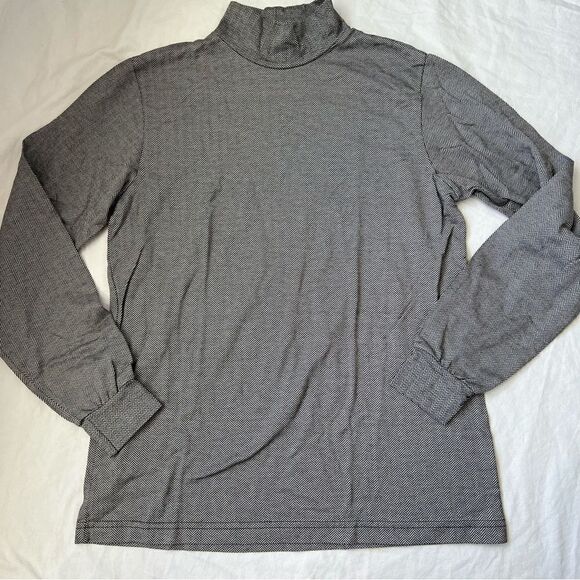 Land’s End Turtleneck Cotton Tee - Picture 1 of 4
